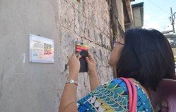 Exploring my Cebu heritage  in Parian with QR code scanning