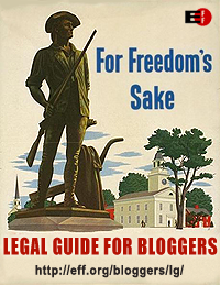 Read EFF's Legal Guide for Bloggers