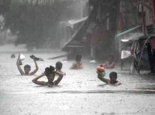 flooded streets