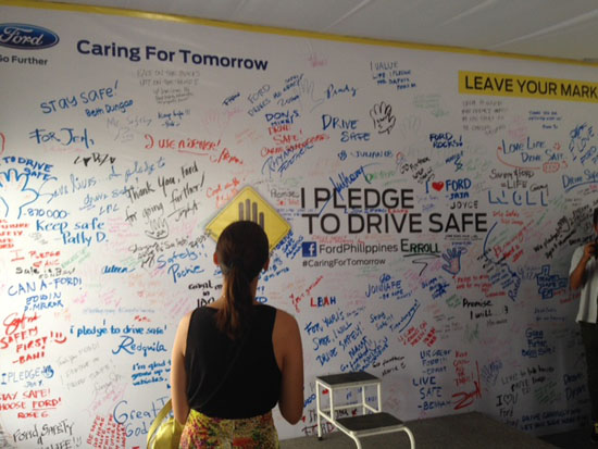 caring for tomorrow pledge to drive safe