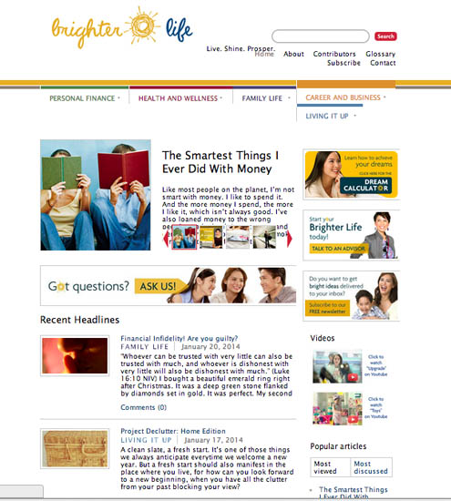 brighter life website