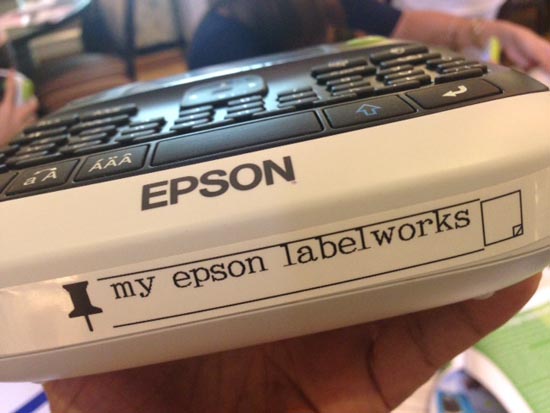 my epson labelworks