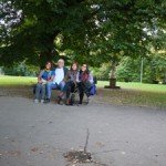 at the park in prague
