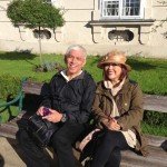 bench at mirabell gardens