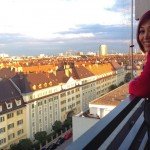 view from the balcony