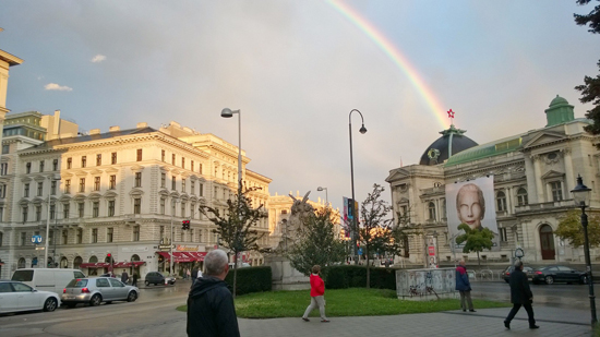 rainbow in vienna