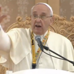 Pope Francis in UST with the youth