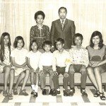 family photo in the seventies