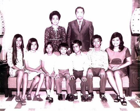 Taken in 1972 by Robles Studio. Our one and only formal family picture.
