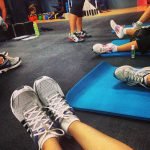 workout at the gym