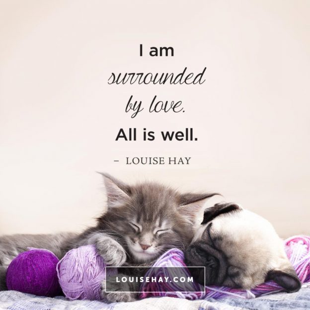Daily affirmations through the years with Louise Hay