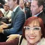 selfie with Justin Trudeau