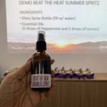 summer spritz using essential oils