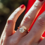 solitaire diamond engagement ring
